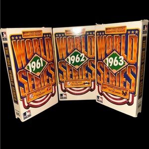 MLB Home VHS World Series Collection - 1961, 1962 and 1963